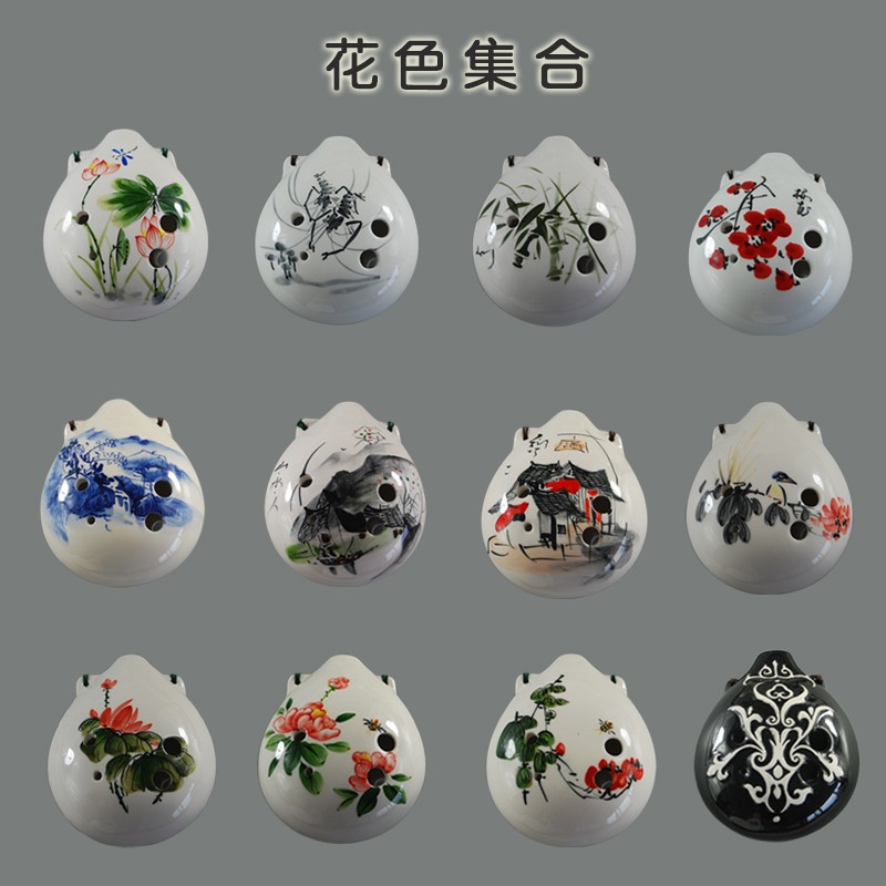 6AG水滴手繪陶笛