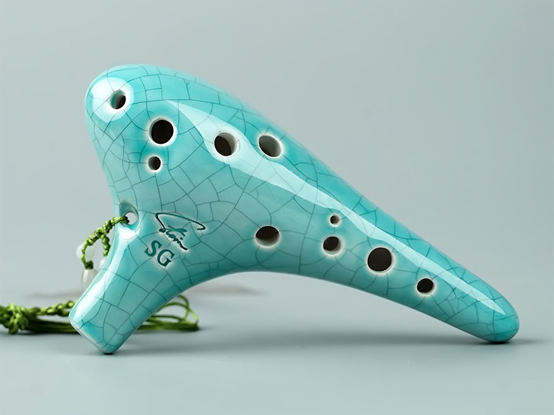 12孔加長(zhǎng)型裂紋陶笛