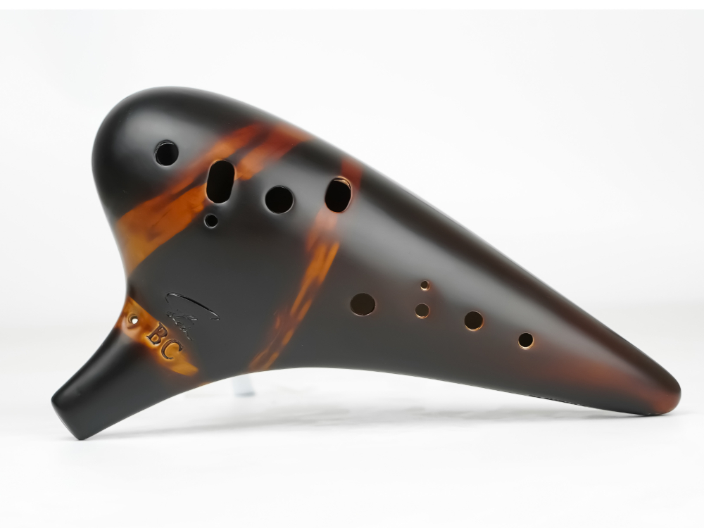 12孔熏燒提升款陶笛