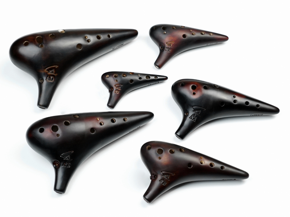 12孔其他調(diào)性熏燒陶笛