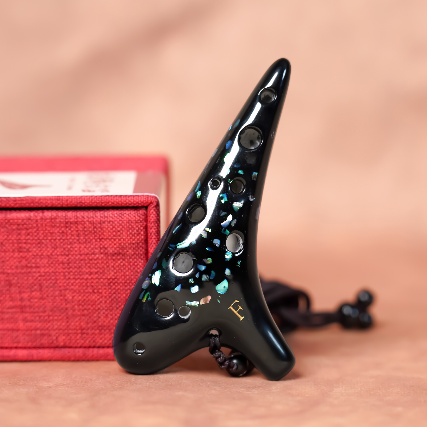 12孔大漆迷你陶笛