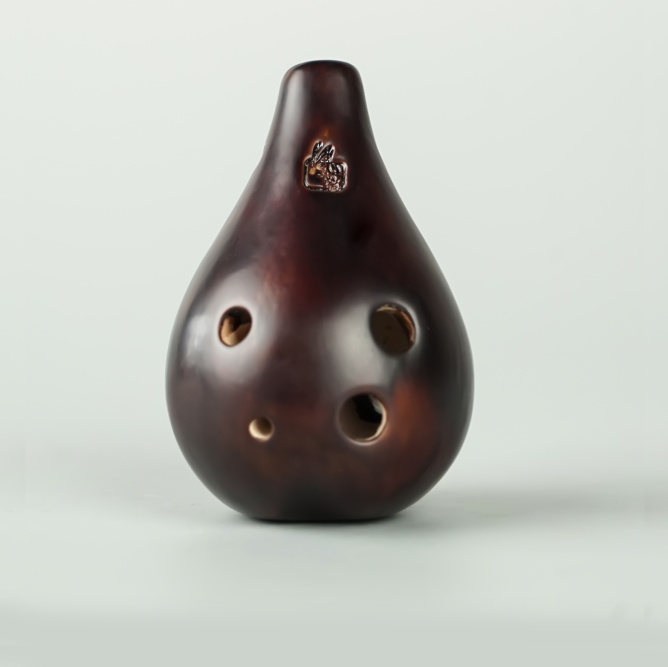 6孔福祿壽熏燒陶笛