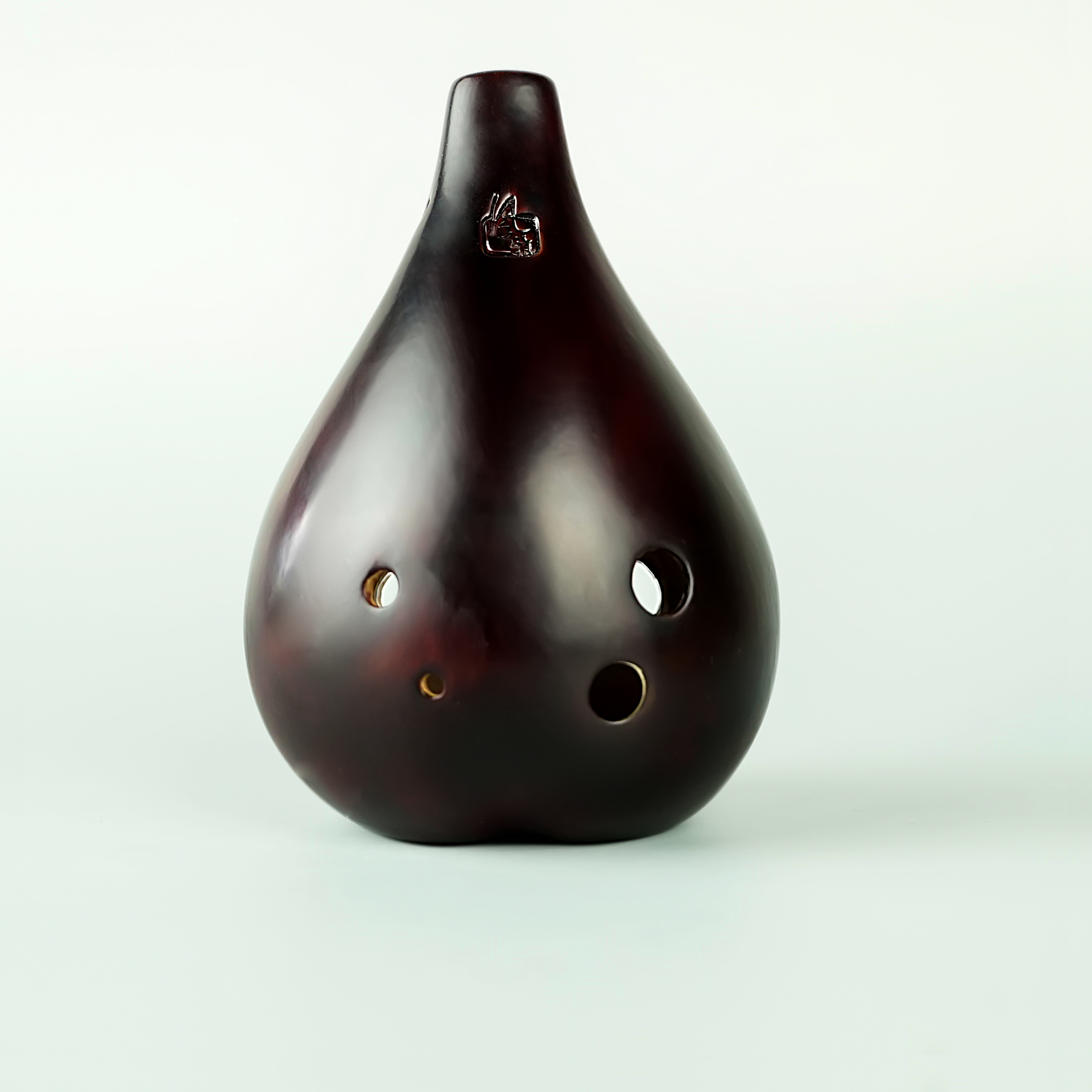 6孔福祿壽熏燒陶笛