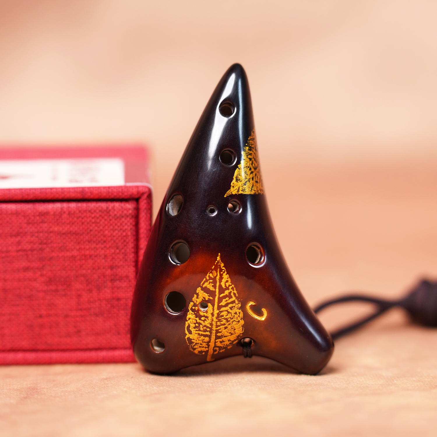 12孔大漆迷你陶笛