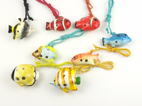 4孔造型笛- 海魚系列