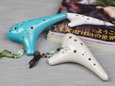 12孔加長(zhǎng)型裂紋陶笛