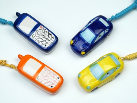 4孔造型笛-手機、汽車